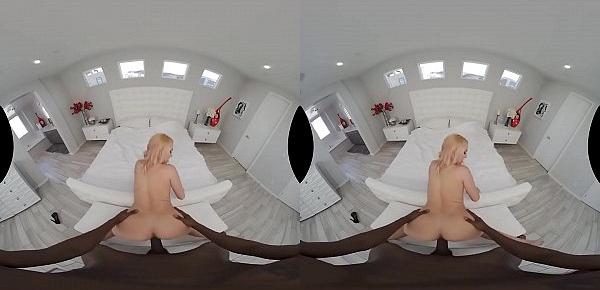  Naughty America VR - blondes in stockings with big tits fucking black dudes